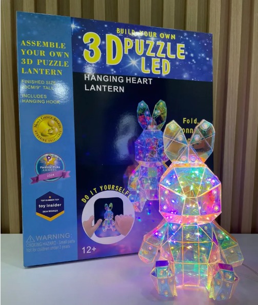 MUÑECO  NAVIDEÑO 3D PUZZLE